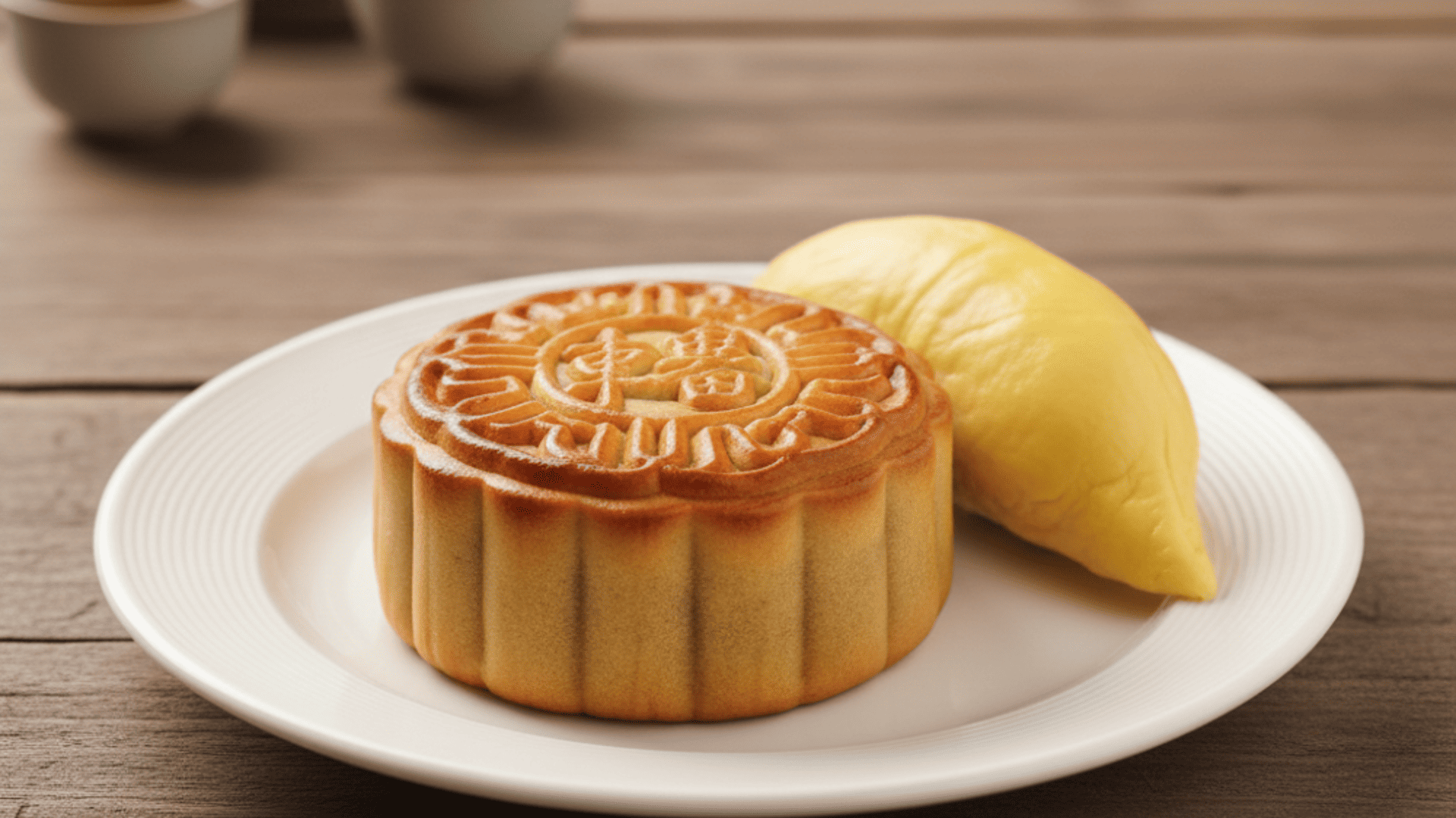 This Vietnamese durian mooncake brings together the rich, creamy flavor of durian with the soft, golden crust of a Mid-Autumn classic